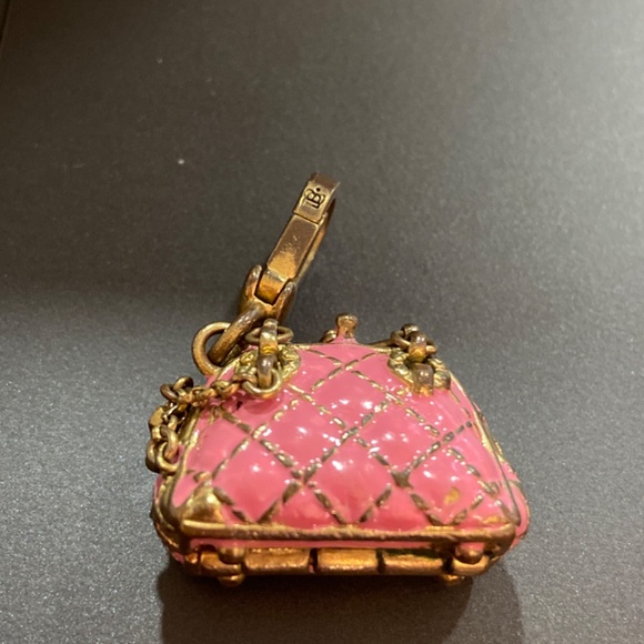 RARE Vintage Y2K JUICY COUTURE PINK QUILTED BOWLER BAG STATUS DAYDREAMER BARBIE - Picture 5 of 12